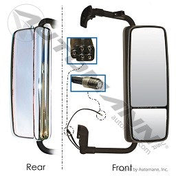 09.24200.24- Door Mirror R/H Chrome for Volvo 2018-