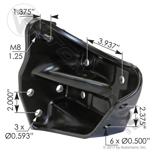 09.24123.24- Bumper Support Bracket L/H for Freightliner