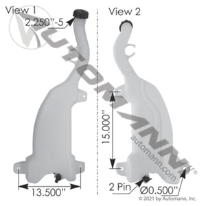 09.24009.24- Washer Fluid Reservoir for Freightliner 2018-