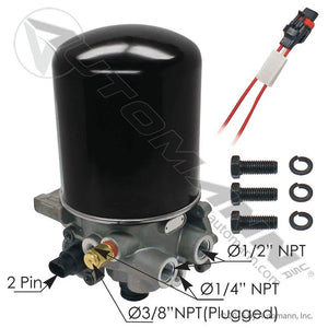 09.24169.24- AIR DRYER 12V- WABCO SS1200P TYPE