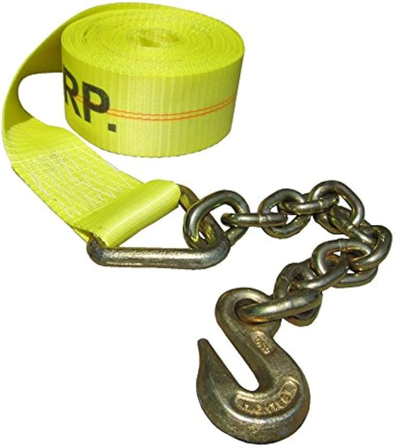 09.24309.24- 3” X 40’ WINCH STRAP WITH CHAIN ANCHOR