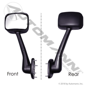 09.24017.24- Hood Mirror L/H Black for Freightliner 2018-