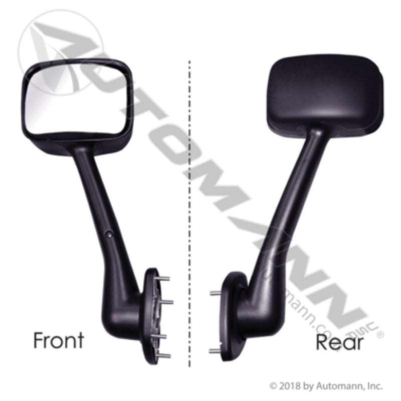 09.24017.24- Hood Mirror L/H Black for Freightliner 2018-