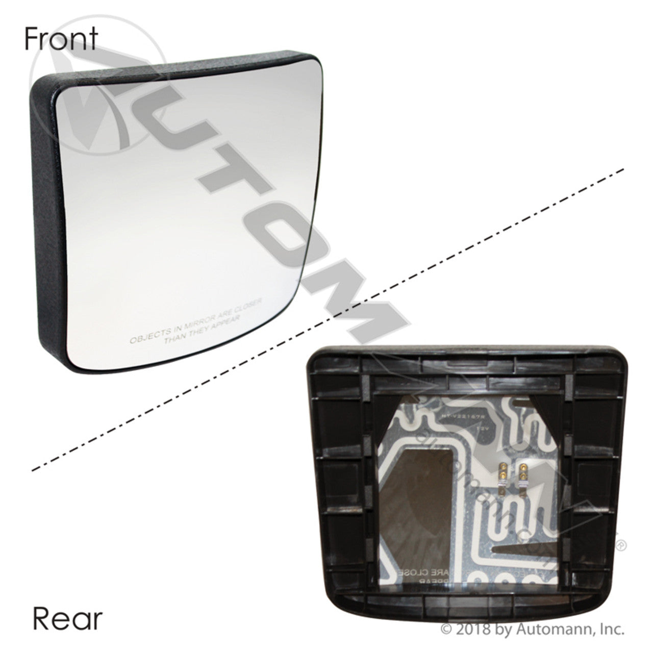 09.24116.24- Door Mirror Glass for Volvo
