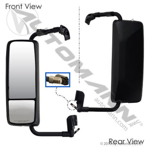 09.24037.24- Door Mirror L/H Black for Volvo 2018+