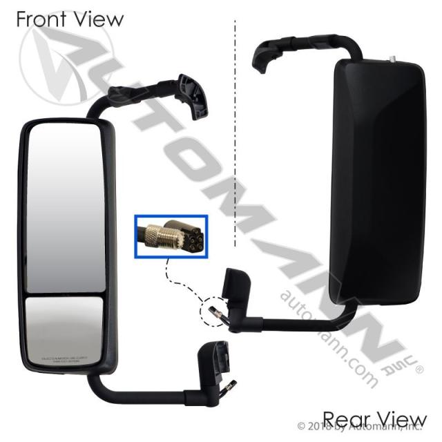 09.24037.24- Door Mirror L/H Black for Volvo 2018+