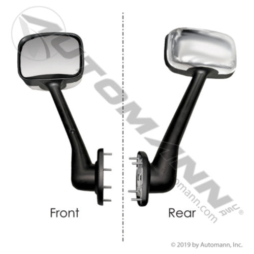 09.24022.24- Hood Mirror L/H Chrome for Freightliner 2018-