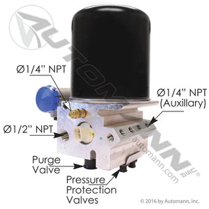 09.24170.24- AIR DRYER 12V- WABCO SS1200P TYPE