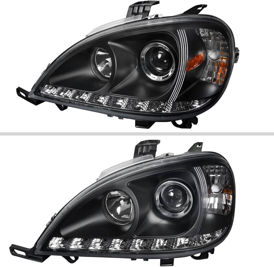09.24239.24- Freightliner Columbia L/H Headlight Crystal (Optical Eye) With Stripe LED Drive