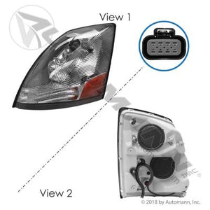 09.24067.24- Headlight LED Projector L/H for Volvo 2017-