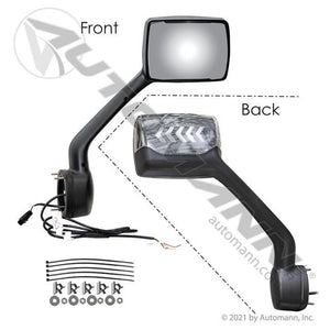 09.24027.24- Hood Mirror R/H Chrome for Paccar 2018+