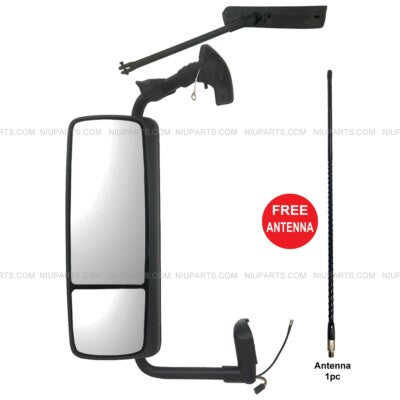 09.24037.24- Door Mirror L/H Black for Volvo 2018+