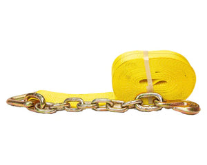 09.24308.24- 3” X 30’ WINCH STRAP WITH CHAIN ANCHOR