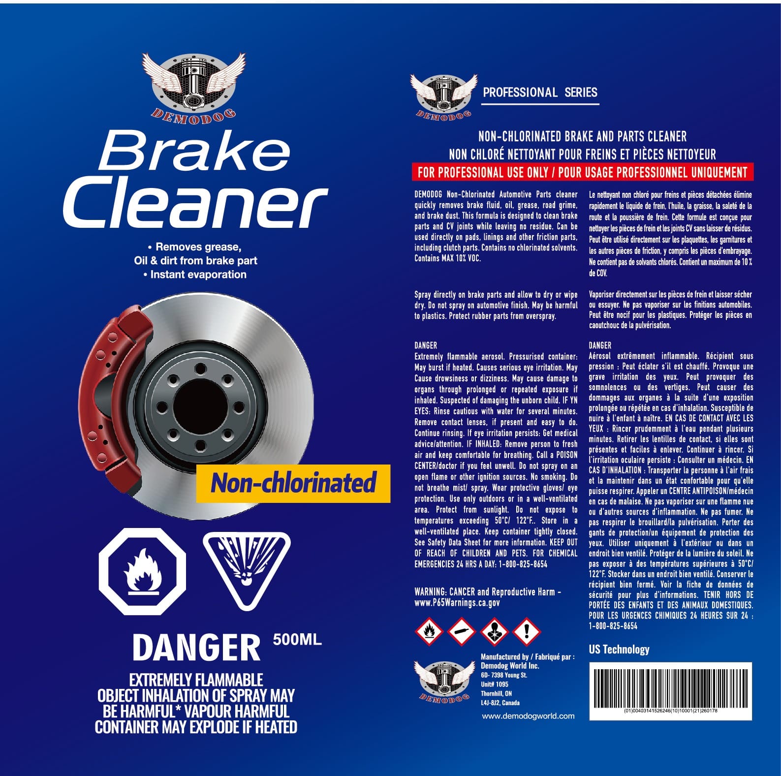 09.24188.24- Brake Cleaner- Demodog