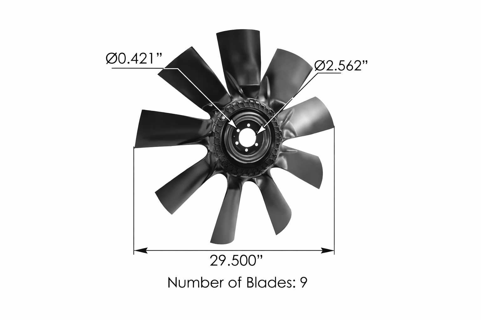 09.24087.24- Fan Blade for Freightliner