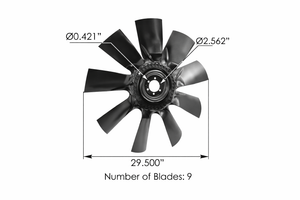 09.24087.24- Fan Blade for Freightliner